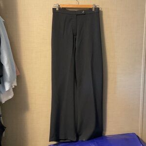 Chic Black Wide Leg Women's Pants